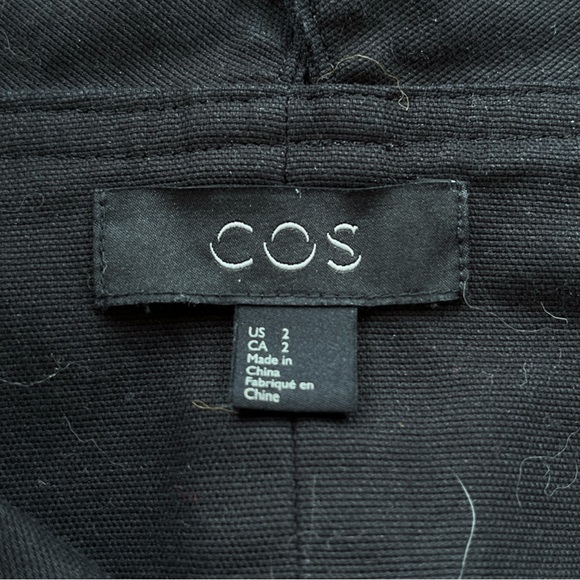 4/45$ Crossed Suspenders Black Overalls Skirt | COS - Picture 9 of 10